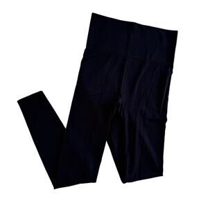 Warner’s Blissful Benefits Ribbed Leggings – L/XL Black